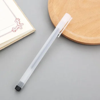 ปากกาเจล ปลอกขุ่น หมึกดำ ขนาด 0.5 mm